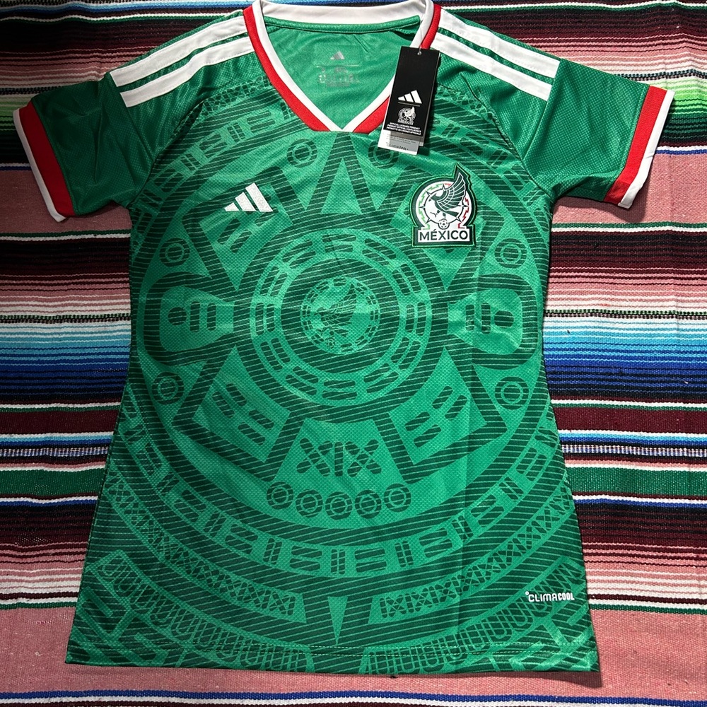 Mexico women' Green Adidas Soccer Jersey